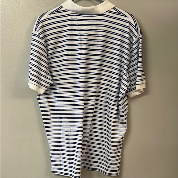Polo by Ralph Lauren Blue and White Striped Polo Shirt - Picture 4 of 4
